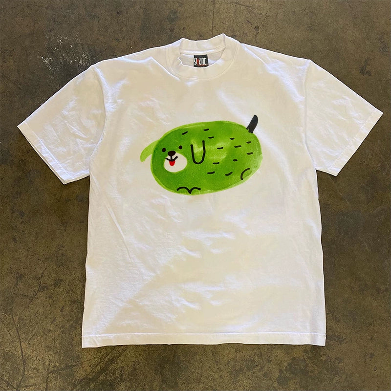 Green Puppy Graphic T-shirt