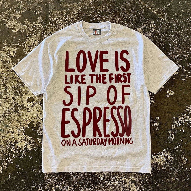 Love Graphic T-shirt with Quote