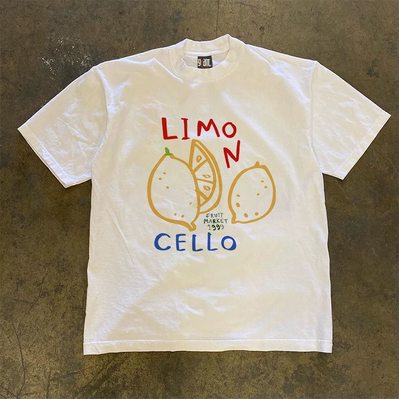 Lemon Hong Kong Graphic T-shirt
