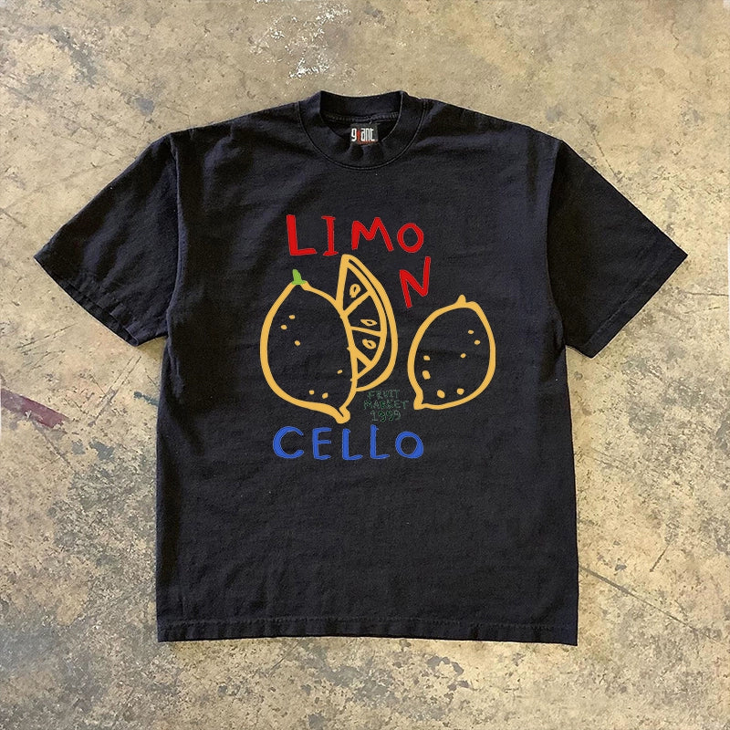 Lemon Hong Kong Graphic T-shirt