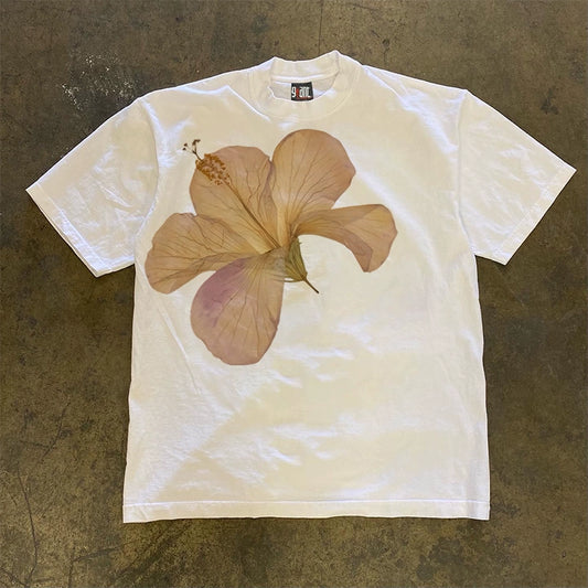 Yellow Flower Graphic T-shirt