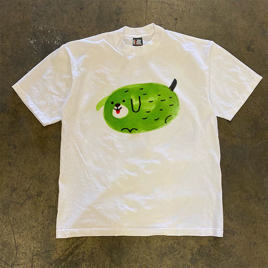 Green Puppy Graphic T-shirt