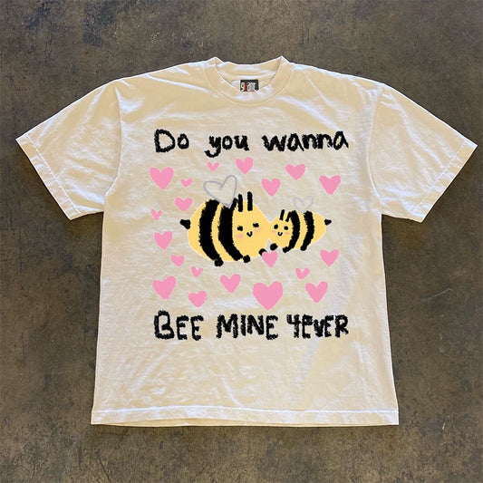 My Little Bee Graphic T-shirt with Quote