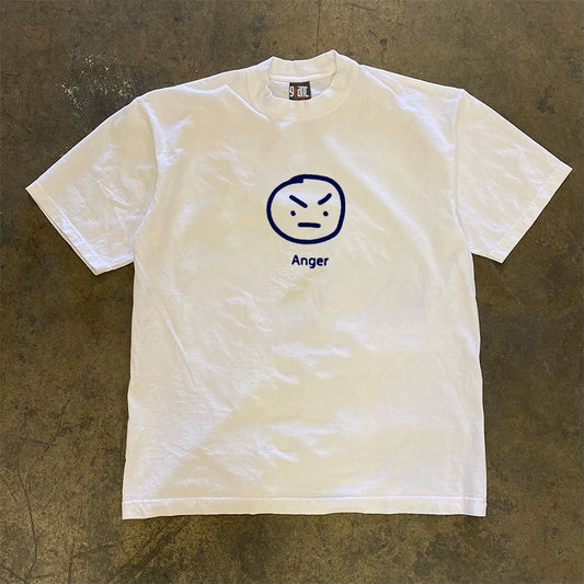Angry Expressions Graphic T-shirt