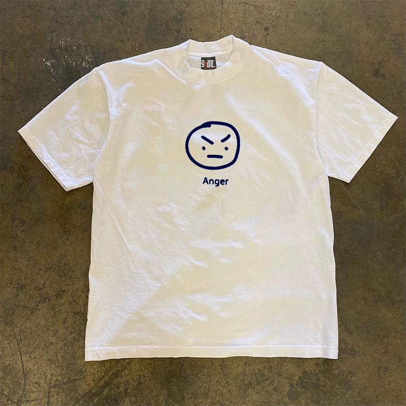 Angry Expressions Graphic T-shirt