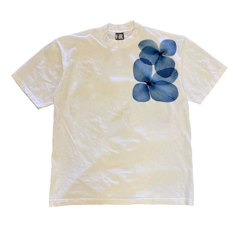 Blue Flowers Graphic T-shirt
